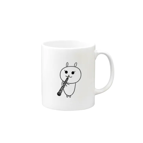 オーボエを吹くきらぽろちゃん Mug