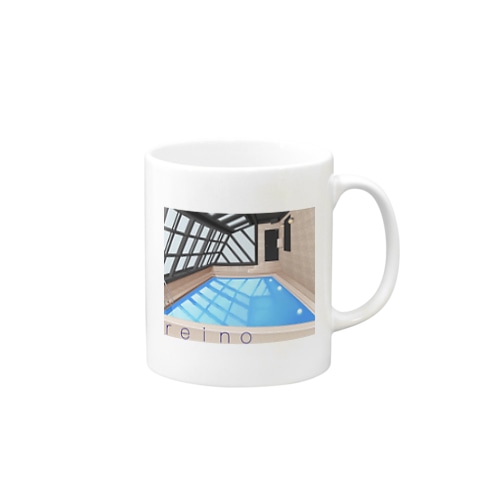 例のプール① Mug