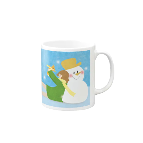 ema-emama『winter-girl』 Mug