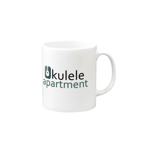 ukulele apartment logo マグカップ