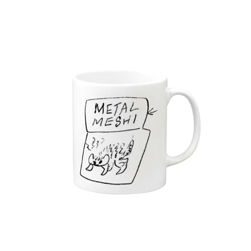 METAL MESHI CAT マグカップ