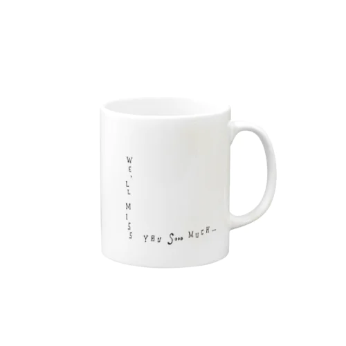 お別れ会 寄せ書き メッセージグッズ Mug