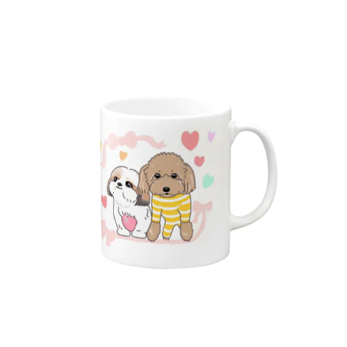 なかよし シーズー&プードル Mug