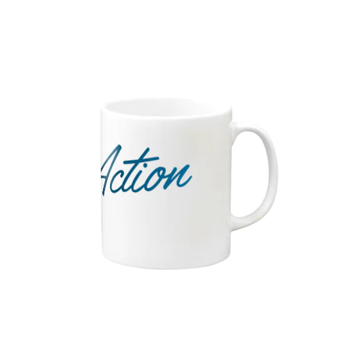 My Action Goods Black & Blue Mug