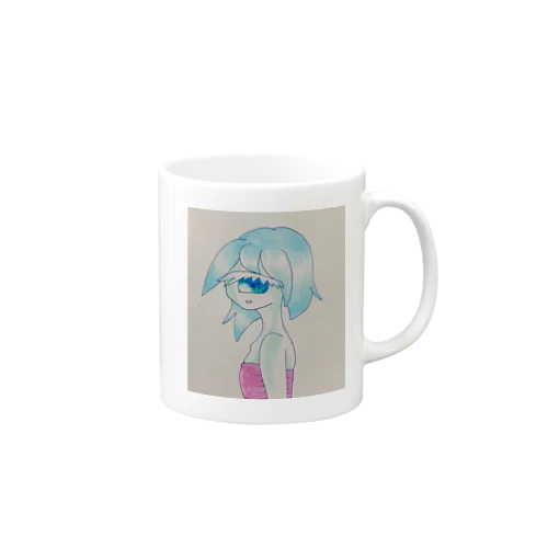 硝子の少女 Mug