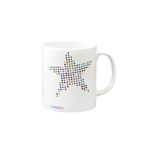 Circular dot star_tsc02 Mug