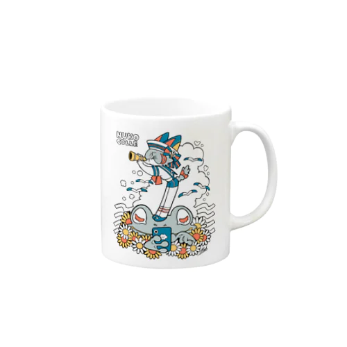 セーラーヌコくんのコップ Mug