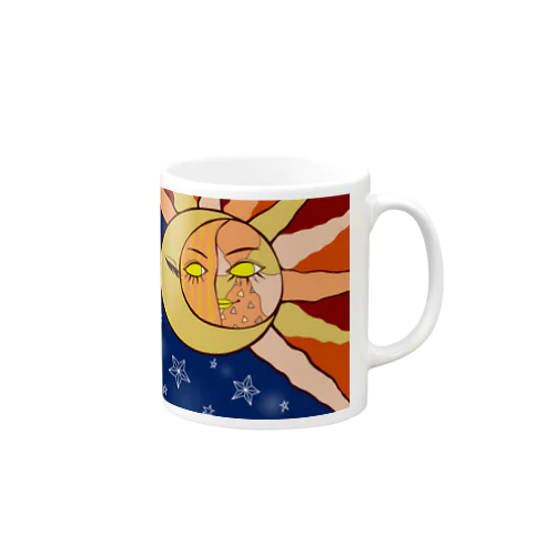 太陽と月 Mug