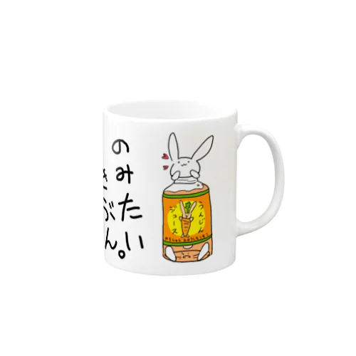 うさぎ頭族(ウットボトル) Mug