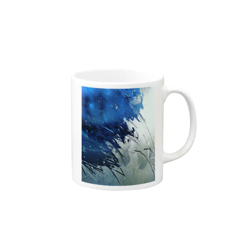 Wall Paint Blue Mug