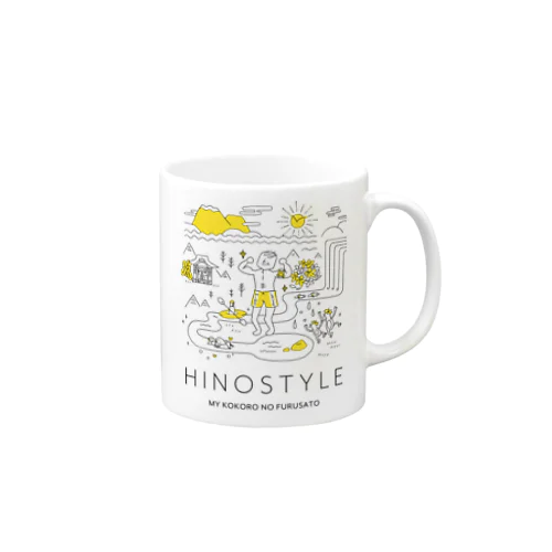 HINO_STYLE(ムキムキ爺ちゃん) マグカップ