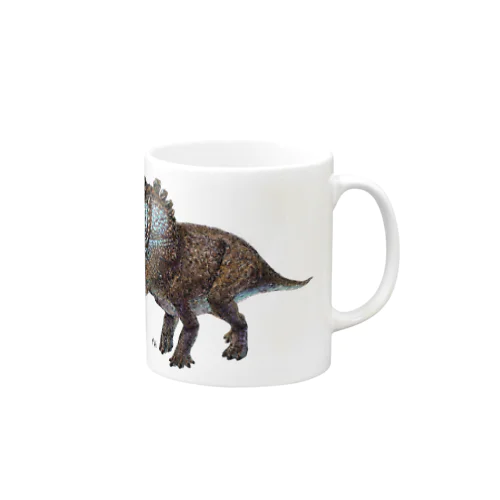 Sinoceratops(水彩） マグカップ