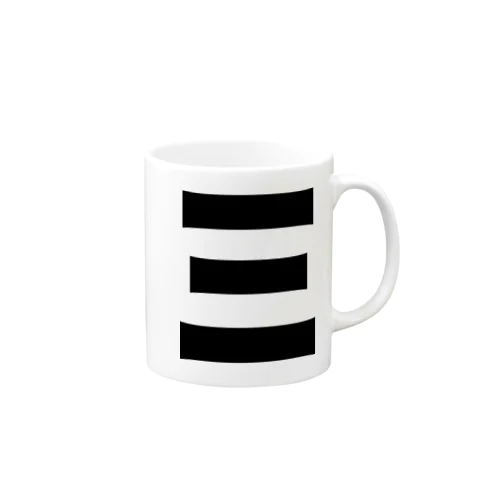 Ξクサイ・ギリシャ文字（黒） Mug