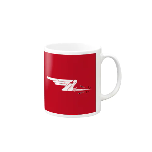 USSR 402nd IAP White Square Mug