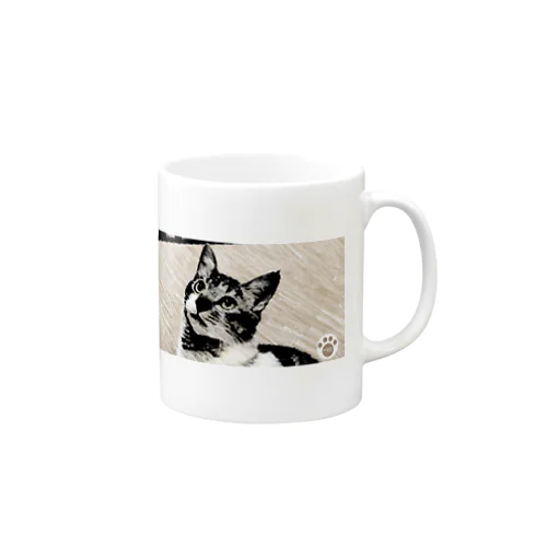 ねこぱんちファミリー「ジン」です♪ Mug