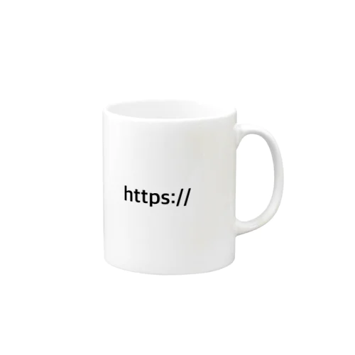 https:// ロゴ Mug