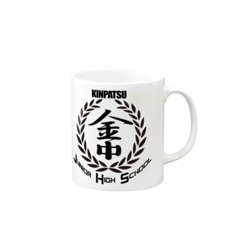 金髪中学校公式　枠無しバージョン Mug