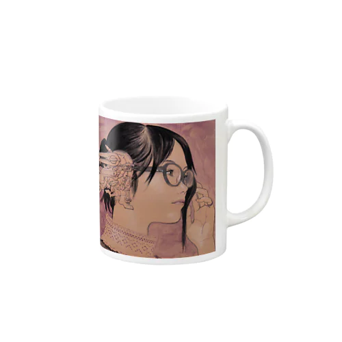 イヤフォン少女☆ Mug