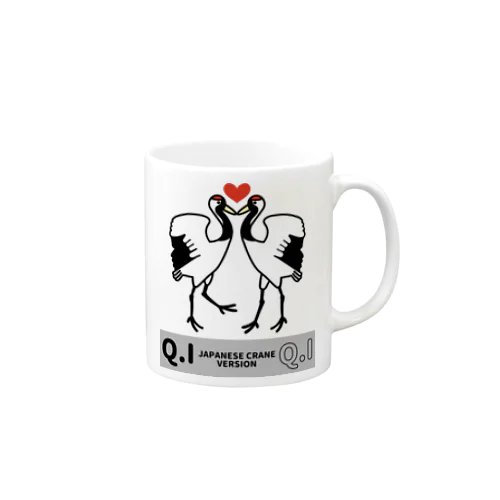 【Q.Iシリーズ】タンチョウ鶴 Mug