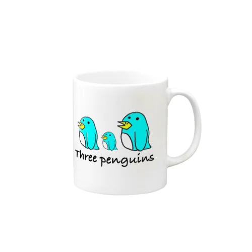 Three penguins Mug