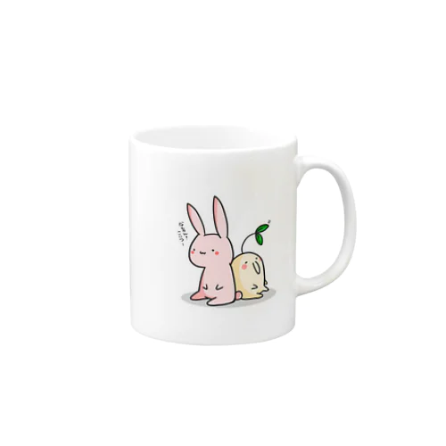 植物の妖精さんとうさぎさん Mug