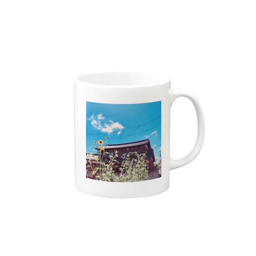 向日葵と青空*夏 Mug