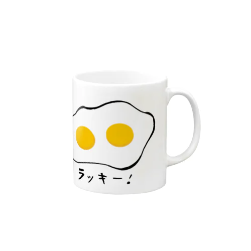 ふたご　めだまやき Mug