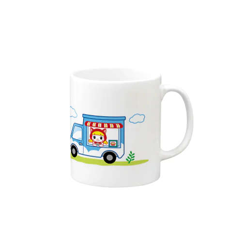 ねこみみずきんキッチンカー Mug