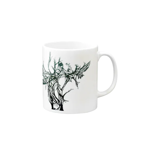 夜の森 Mug