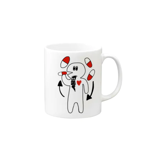 飲み過ぎ注意！くん Mug