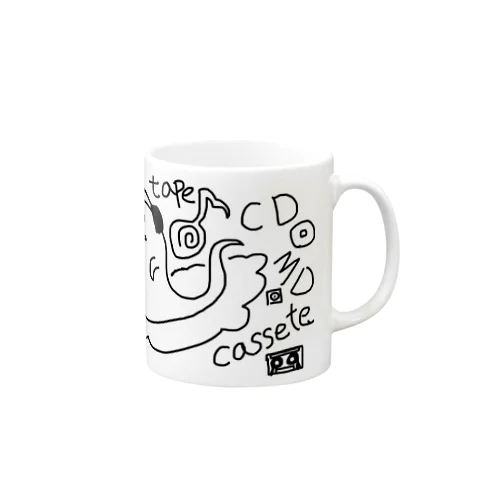 オールドメディアのおばけ Mug