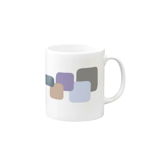 スクエアブロック Mug