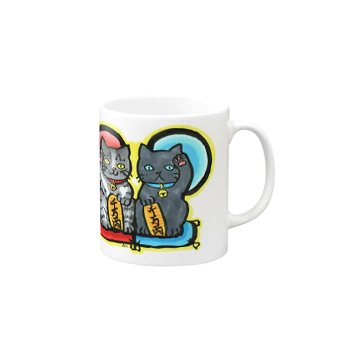 千万両✨招き猫 Mug