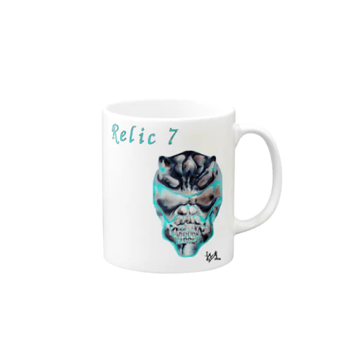 Relic 7　二角鬼スカル Mug