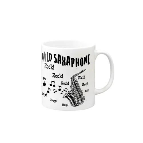 Wild Saxaphone マグカップ