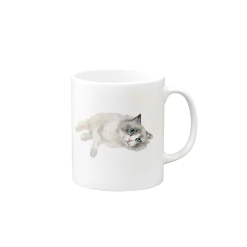 ふわふわな猫 Mug