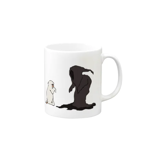 オバケとの遭遇 Mug