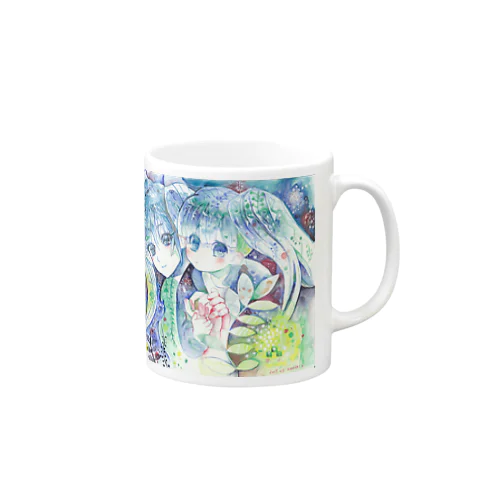 水のふたご Mug