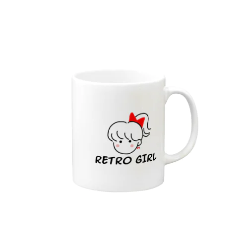 レトロガール Mug