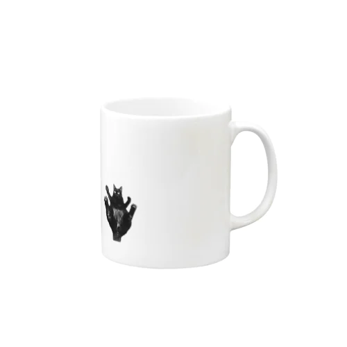 リアル黒猫3 Mug