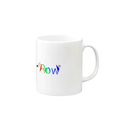 @Row* ロゴ 虹色 Mug