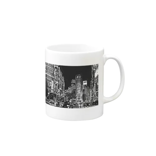 モノクロ東京 Mug