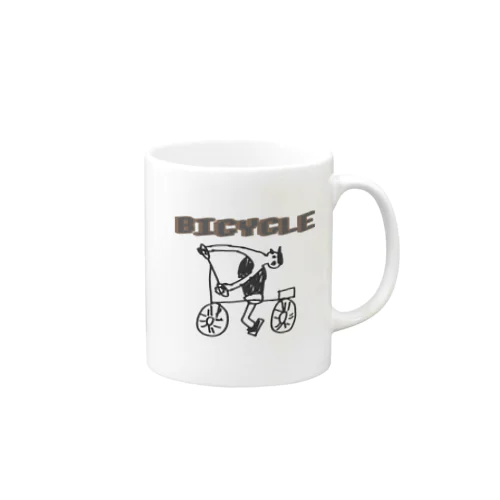 画伯シリーズ『bicycle』 Mug