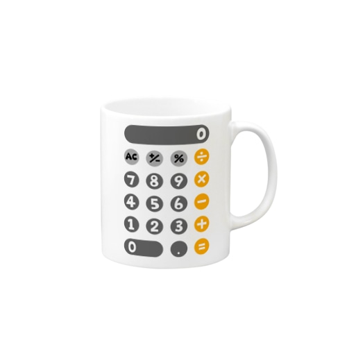 電卓 Mug