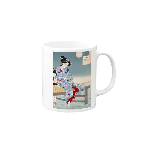 月百姿 四条納涼 Mug