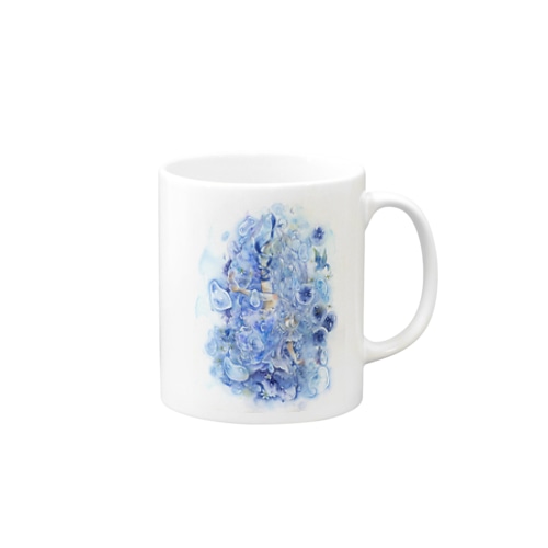 vague blue Mug