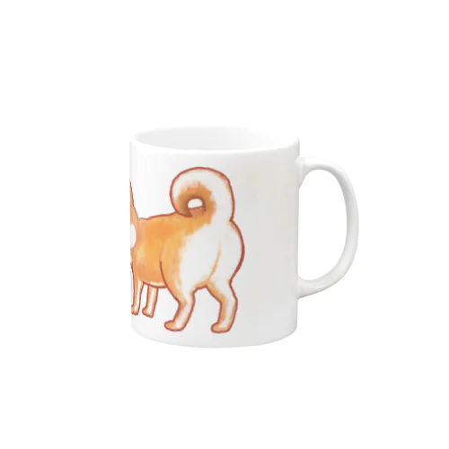 カワイイ顔してイヤミを言う柴犬（セリフ無し） Mug