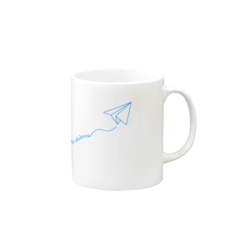 【ロシア語】紙飛行機でさようなら Mug