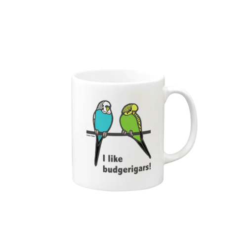 セキセイインコがスキ Mug