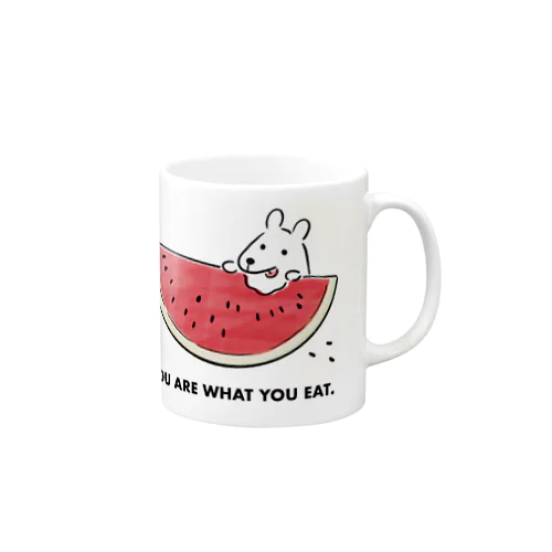 シロクマすいか Mug